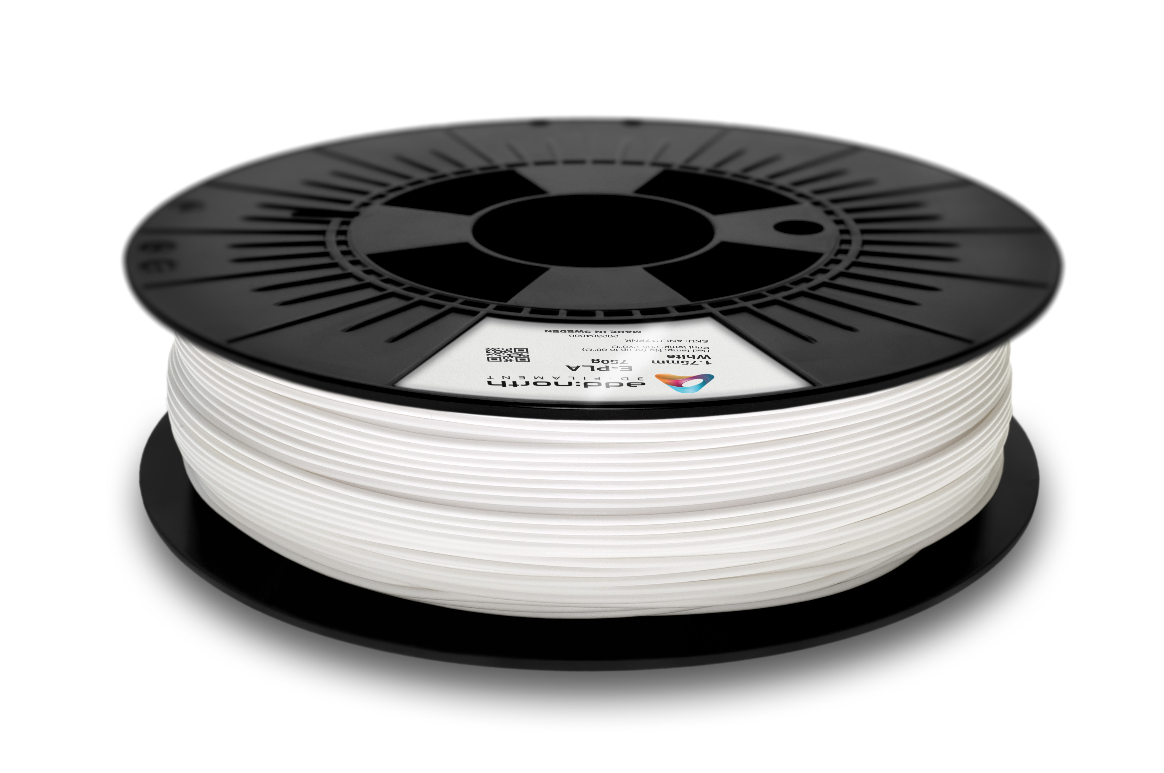 ANEP17WHI AddNorth E-PLA - 1.75mm - 750g - White 1