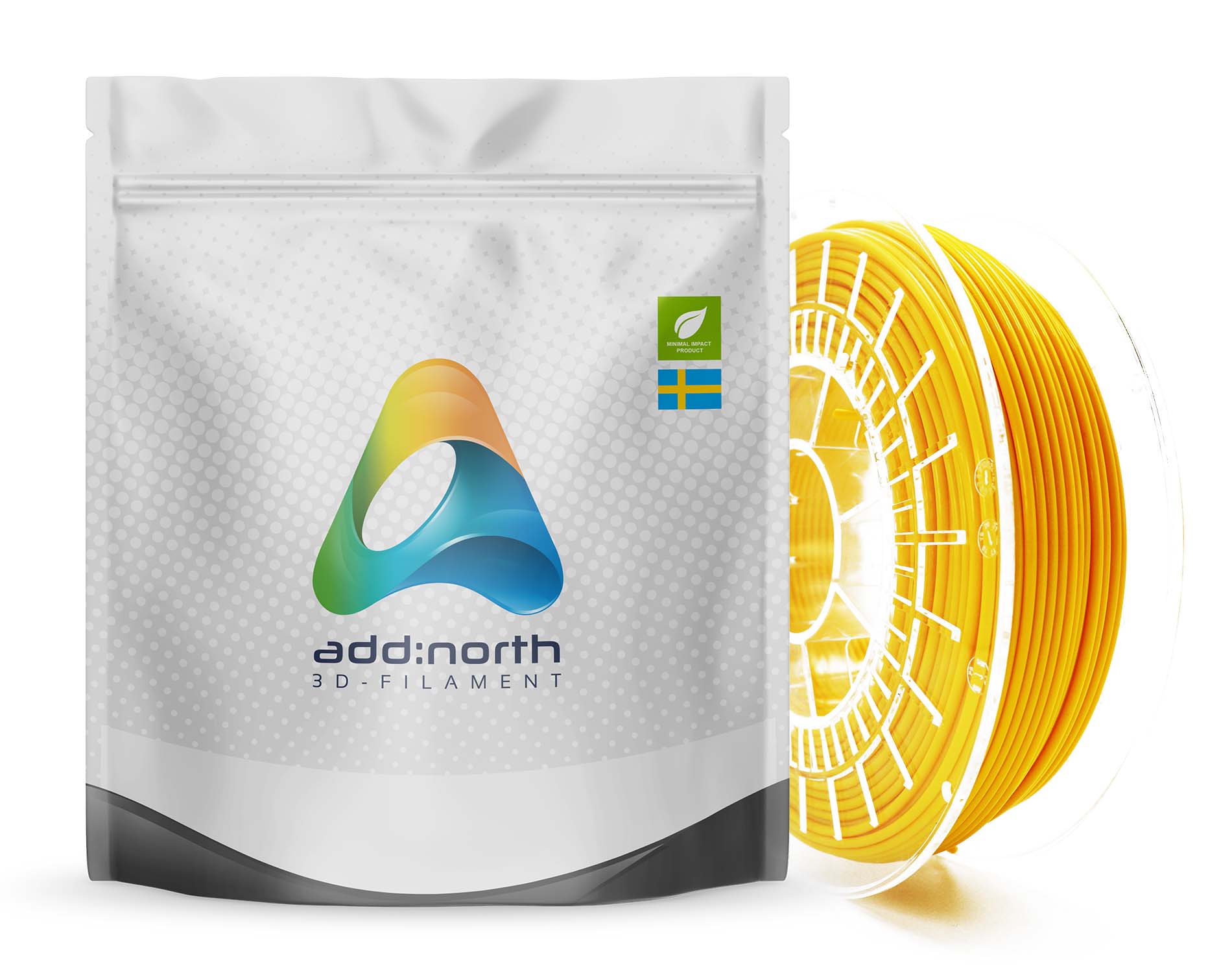 ANPE17YEL AddNorth PETG - 1.75mm - 750g - Yellow 2