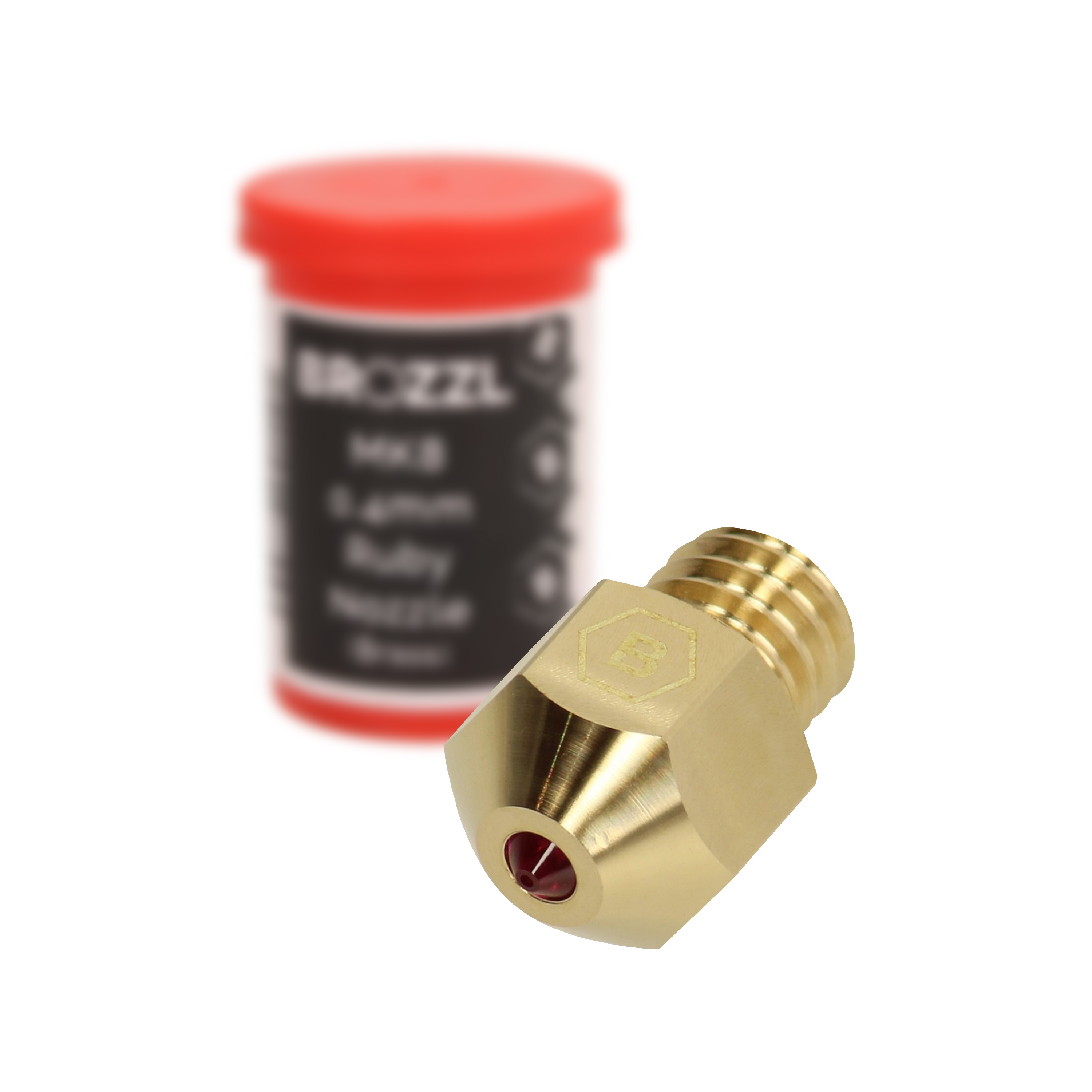 10104080 BROZZL MK8 Rubin-Nozzle 0,8mm 3