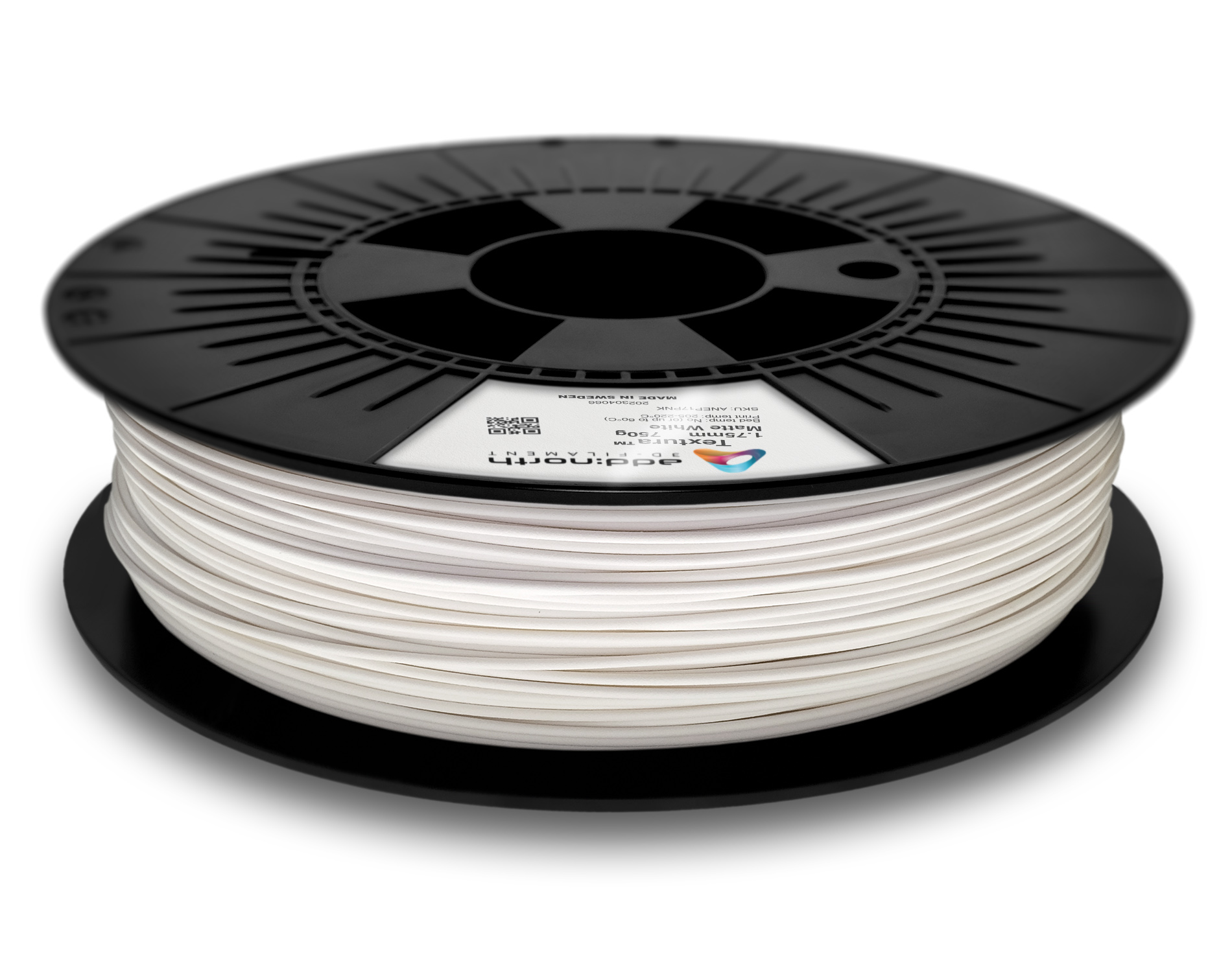 ANTE17WHM AddNorth Textura - 1.75mm - 750g - Matte White 1